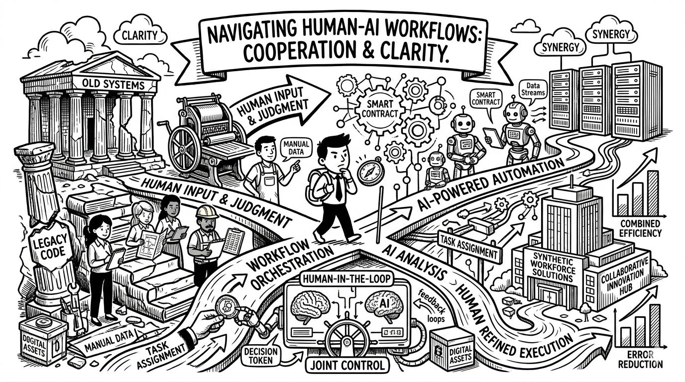 Workflows with humans